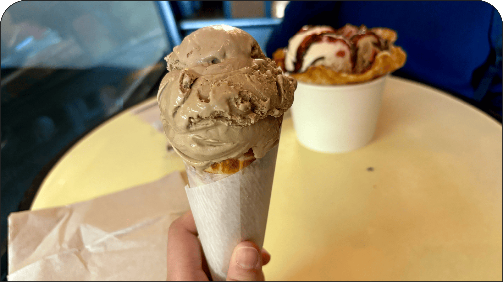 カフェ巡り#004【Savary Island Ice Cream Co in West Vancouver】濃厚なエスプレッソアイスが最高！