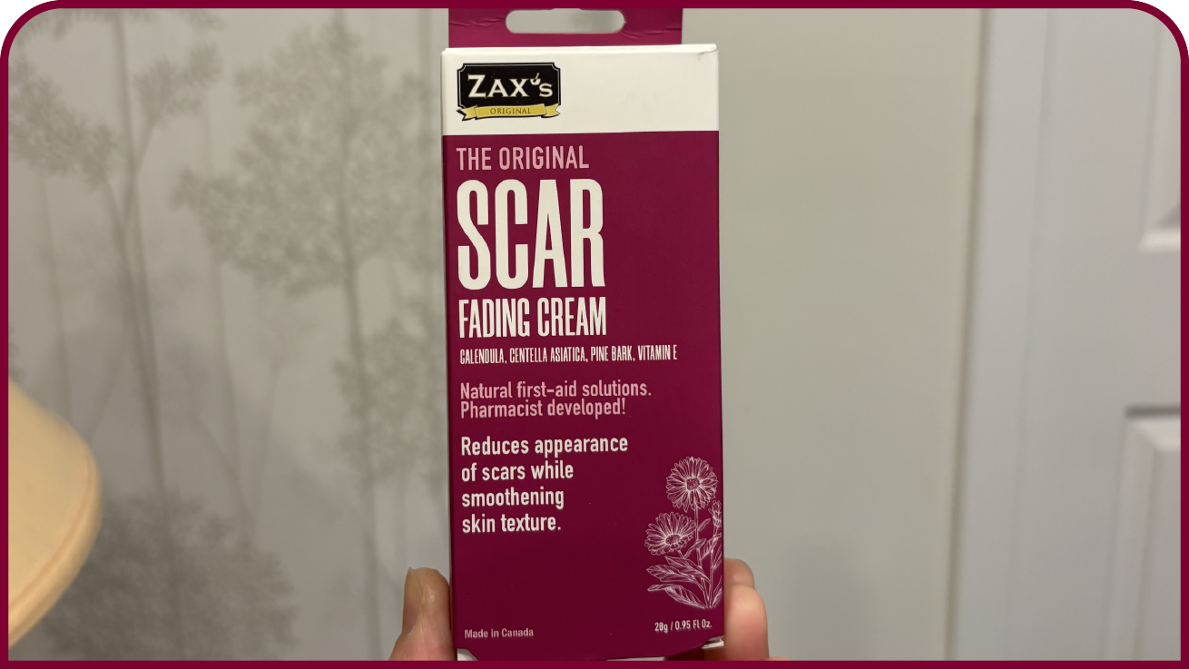 カナダで火傷痕の薬「Zax’s Scar Fading Cream」を使ってみた【3ヶ月使った感想】