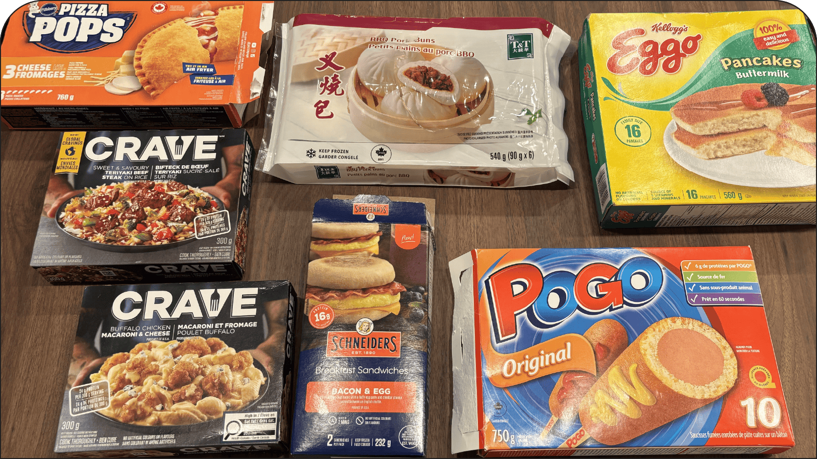 カナダの冷凍食品を色々食べてみる